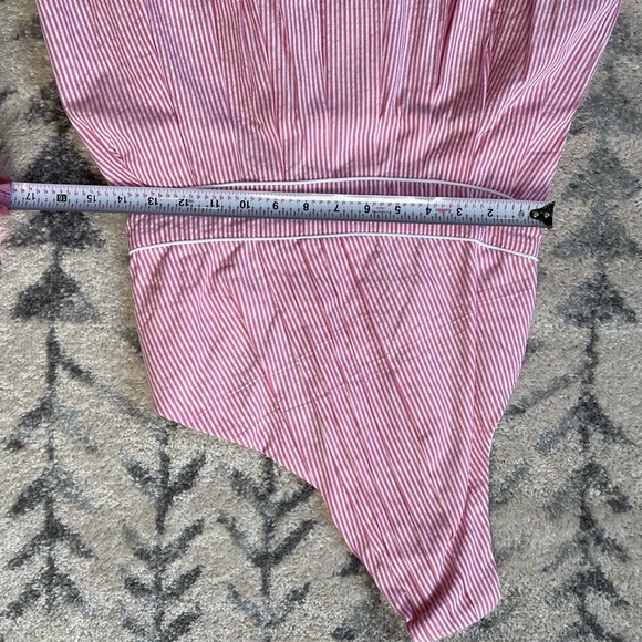 Adorable Southern Frock Pink Seersucker dress. Has one shoulder with two straps! - Picture 4 of 5